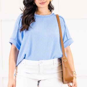 Making A Call Top, Spring Blue